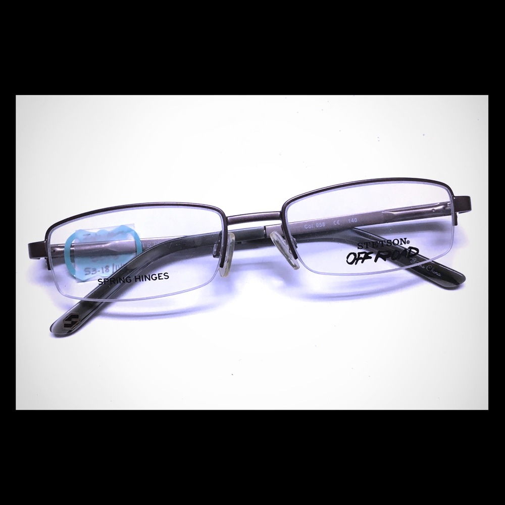 New Stetson Off Road Semi-Rimless Eyeglass Frame!